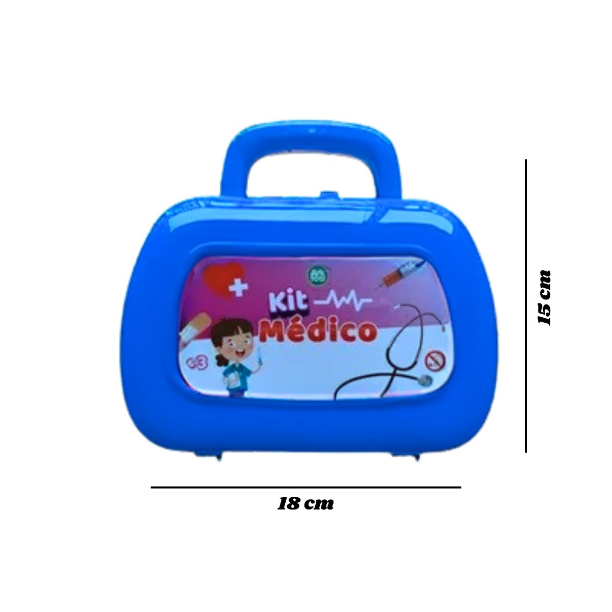 Brinquedo Kit Maleta Médico Infantil Azul - Ark Toys Brinquedo Kit Maleta Médico Infantil Azul - Ark Toys